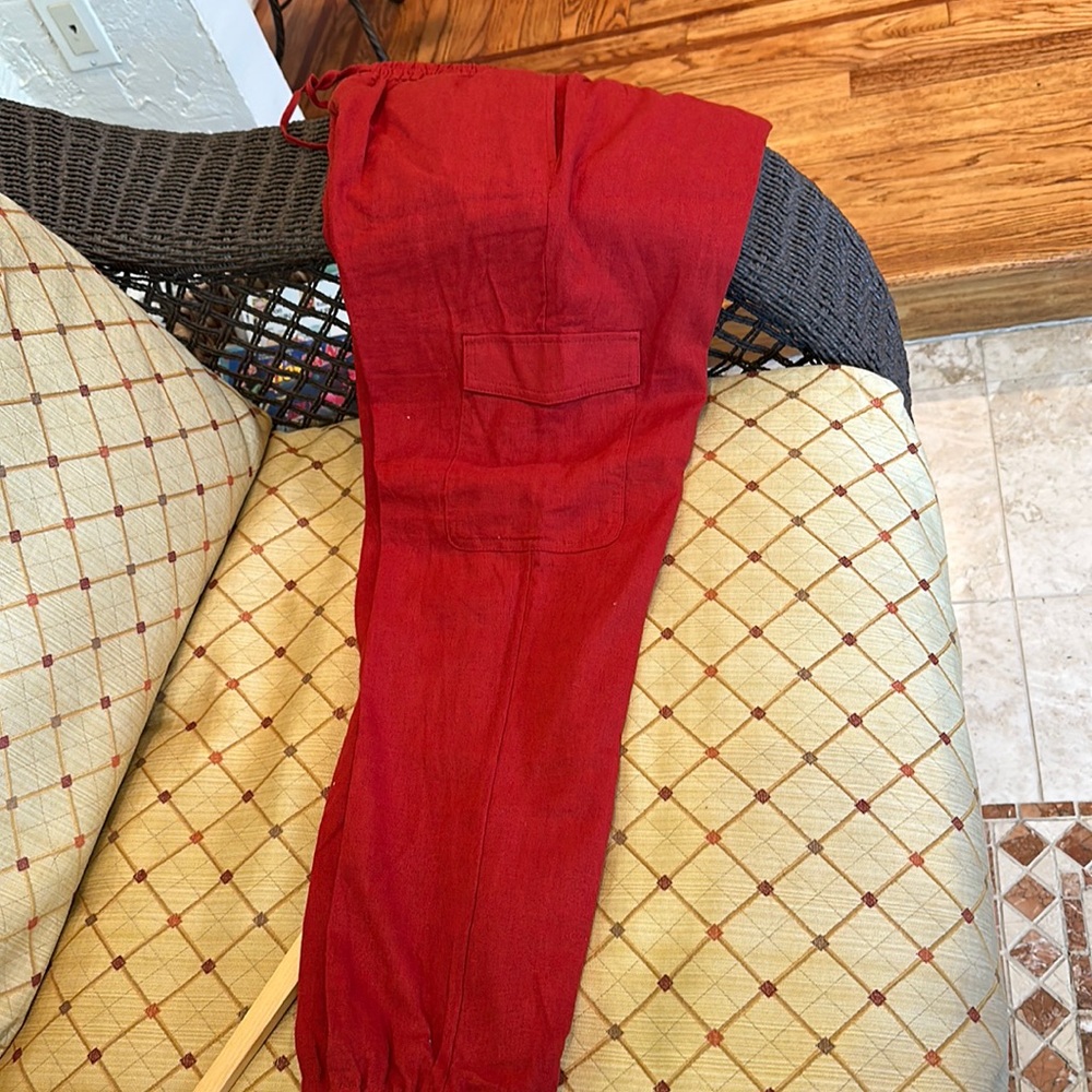 Banana Republic reddish joggers size s